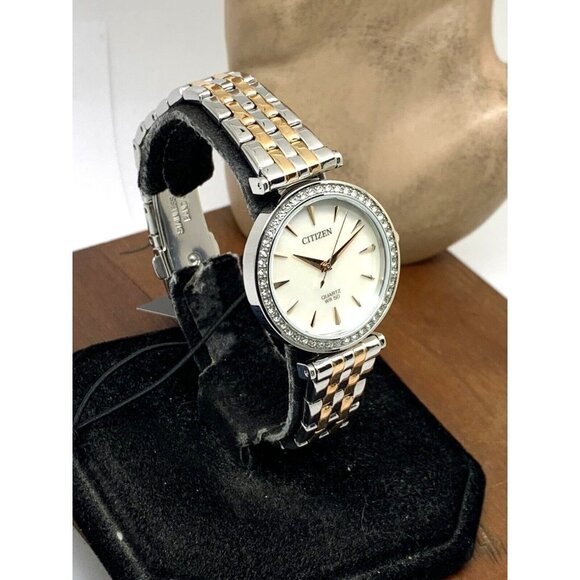 Citizen Women's Watch ER0216-67D Quartz White Mother of Pearl Dial Two Tone - Picture 13 of 13